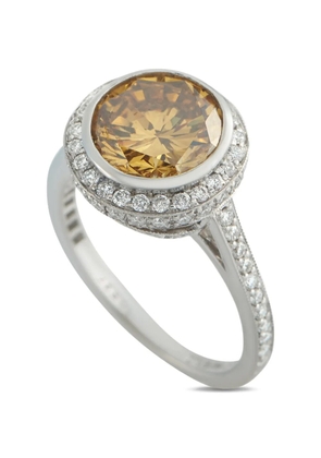 LB Exclusive diamond round ring - Silver