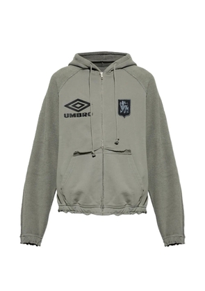 UMBRO logo-embroidery sweatshirt - Grey