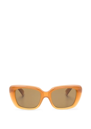 Saint Laurent Eyewear rectangle-frame sunglasses - Brown
