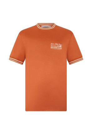 Golden Goose striped trim T-shirt - Orange