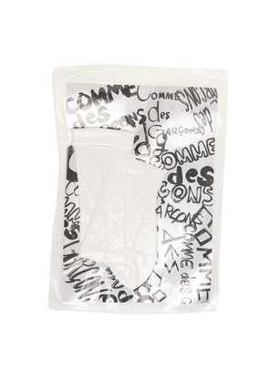 Comme Des Garçons logo socks - White