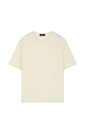 Alanui fringed embroidered T-shirt - Neutrals