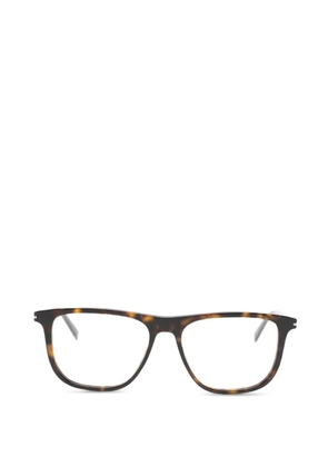 Gucci Eyewear rectangle frame glasses - Brown