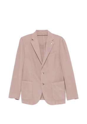 Luigi Bianchi buttoned blazer - Pink