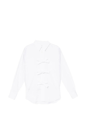 Comme Des Garçons Comme Des Garçons bow detail shirt - White