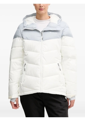 Columbia hooded zipped ski jacket - White