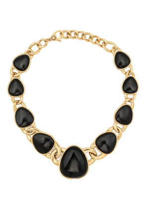 Monet Pre-Owned 1990s stone-chain necklace - Gold