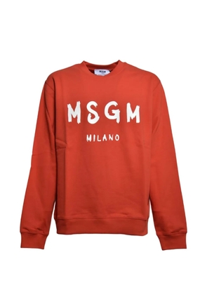 MSGM crew-neck sweatshirt - Red
