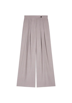 DRIES VAN NOTEN pleated trousers - Purple