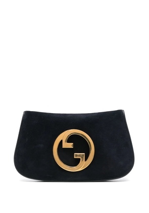 Gucci Pre-Owned Interlocking G-logo clutch bag - Blue
