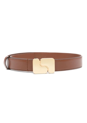 Soeur logo-buckle leather belt - Brown