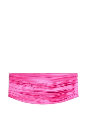DRIES VAN NOTEN satin belt - Pink