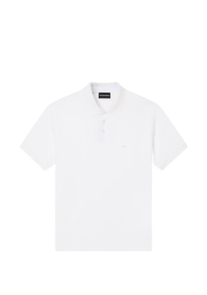 Emporio Armani logo polo shirt - White