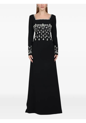 Dina Melwani crystal-embellished maxi dress - Black