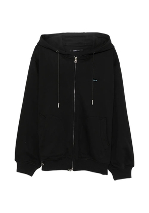 SONGZIO Blue Eye zip-up hoodie - Black