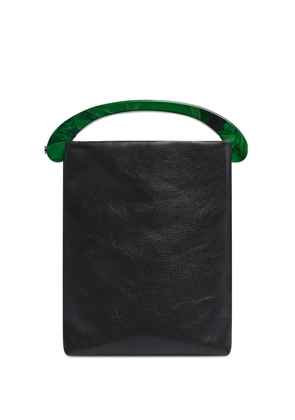 DRIES VAN NOTEN micro leather tote bag - Black