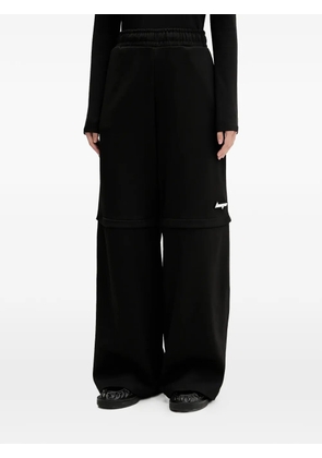 HUGO Nateam wide-leg track pants - Black