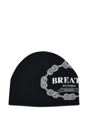 BREATH logo beanie hat - Black