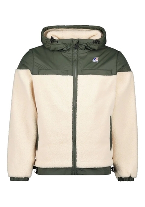 K-Way Le Vrai 3.0 Jildaz Orsetto sherpa-panelled hooded jacket - Neutrals