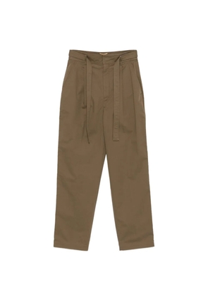 Saint Laurent belted trousers - Green