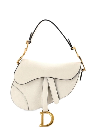 Christian Dior Pre-Owned Saddle Handbag Leather Mini shoulder bag - White