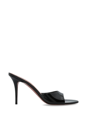 Amina Muaddi Elodie patent sandals - Black