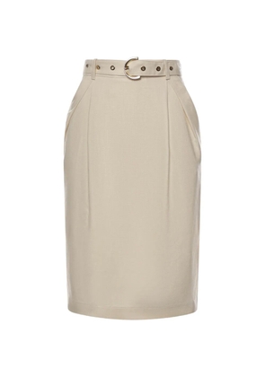 PINKO belted midi skirt - Neutrals