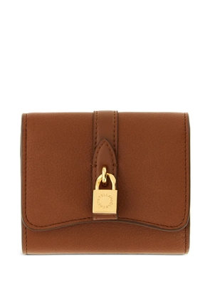 Stella McCartney Ryder padlock wallet - Brown