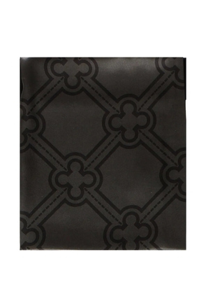 V°73 geometric-pattern scarf - Black