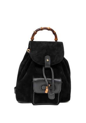 Gucci Pre-Owned mini Bamboo backpack - Black