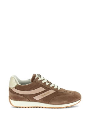 NERO GIARDINI suede lace-up sneakers - Brown