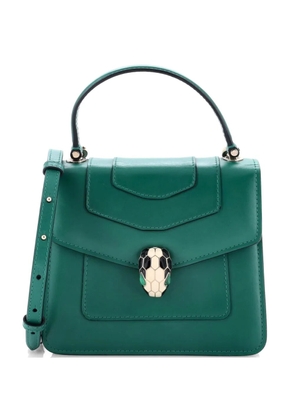 Bvlgari Pre-Owned Serpenti Forever Top Handle Bag Leather Small satchel - Green