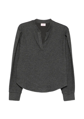 DEHA V-neck long-sleeved top - Grey
