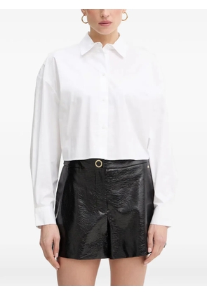Armani Exchange cropped shirt - White