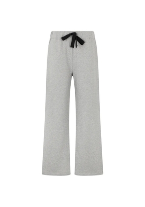 Valentino Garavani tie waist track pants - Grey