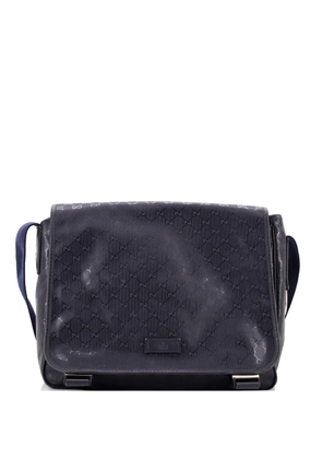 Gucci Pre-Owned Diaper Flap Bag GG Imprime crossbody bag - Blue
