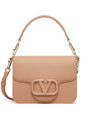 Valentino Garavani Locò leather shoulder bag - Neutrals