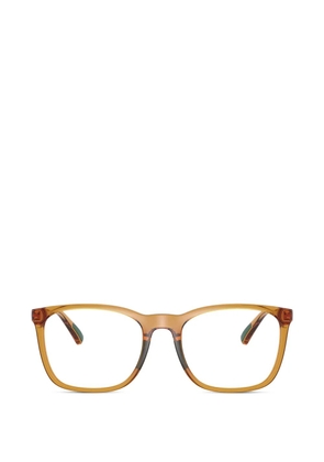 Polo Ralph Lauren rectangle-frame glasses - Brown