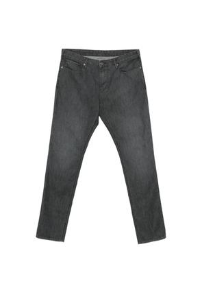 Emporio Armani logo-plaque jeans - Grey