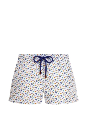 Vilebrequin Micro Ronde des Tortues swim shorts - White