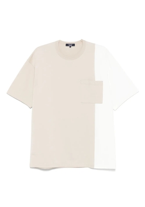 Comme des Garçons Homme colourblock T-shirt - Neutrals