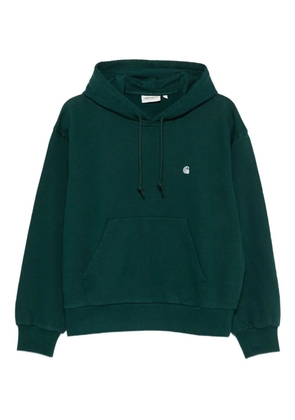 Carhartt WIP logo-embroidered hoodie - Green