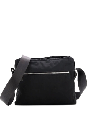 Bottega Veneta Pre-Owned Snap Button Messenger Bag Nylon crossbody bag - Black