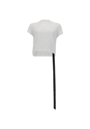 Rick Owens DRKSHDW strap-detail T-shirt - White