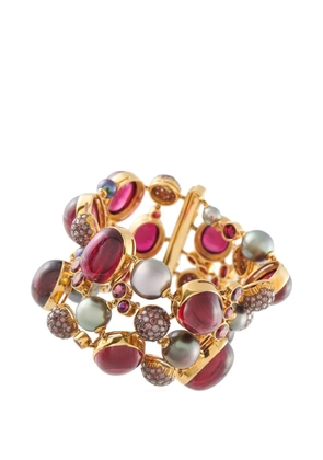 LB Exclusive diamond and tourmaline bracelet - Gold