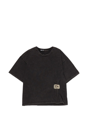 Bimba y Lola logo-label T-shirt - Black