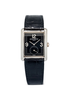 Patek Philippe Pre-Owned Rectangular Black 30mm watches