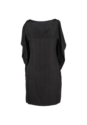 Balenciaga Pre-Owned wing-panel silk dress - Black