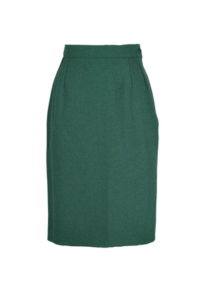 Saint Laurent Pre-Owned midi skirt - Green