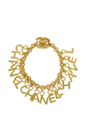 CHANEL Pre-Owned 1996 multi-charm bracelet - Gold